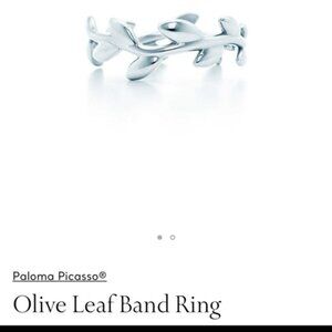 Tiffany Paloma Picasso Olive Leaf Band Ring, Size 6